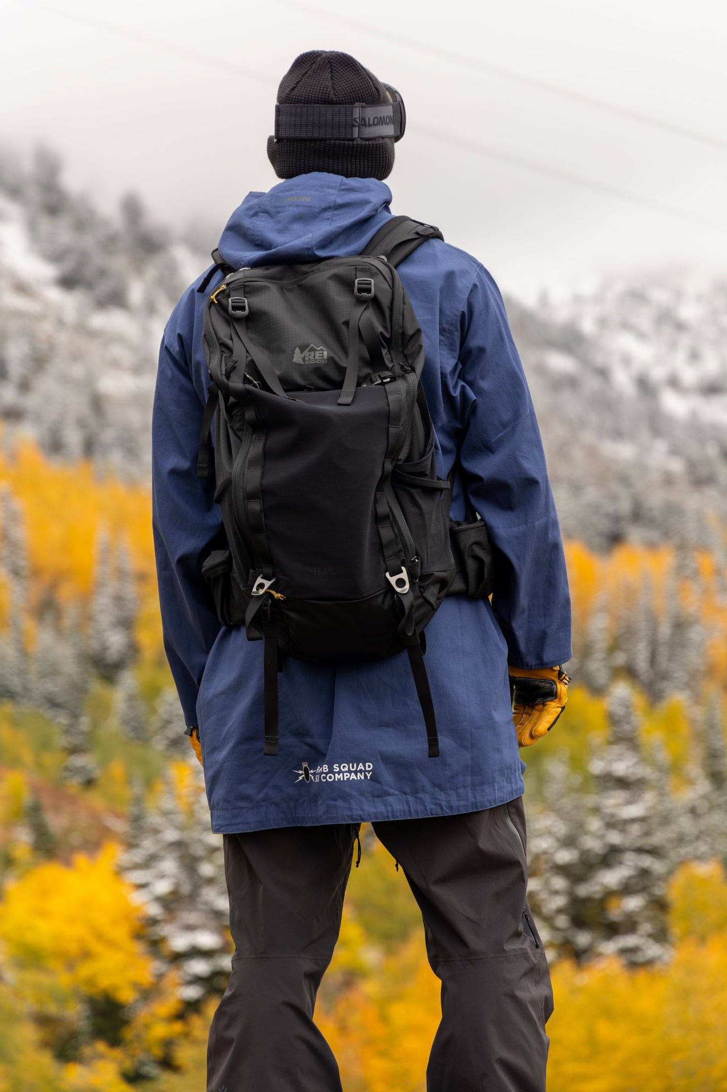 The Morgan Anorak - Blue Back