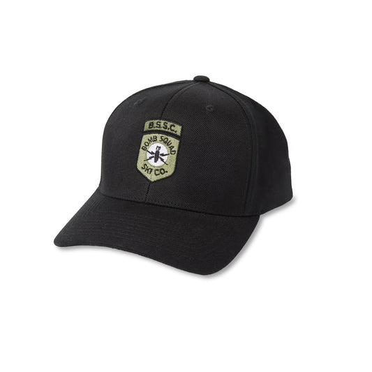 6-Panel Snapback Baseball Cap | Black