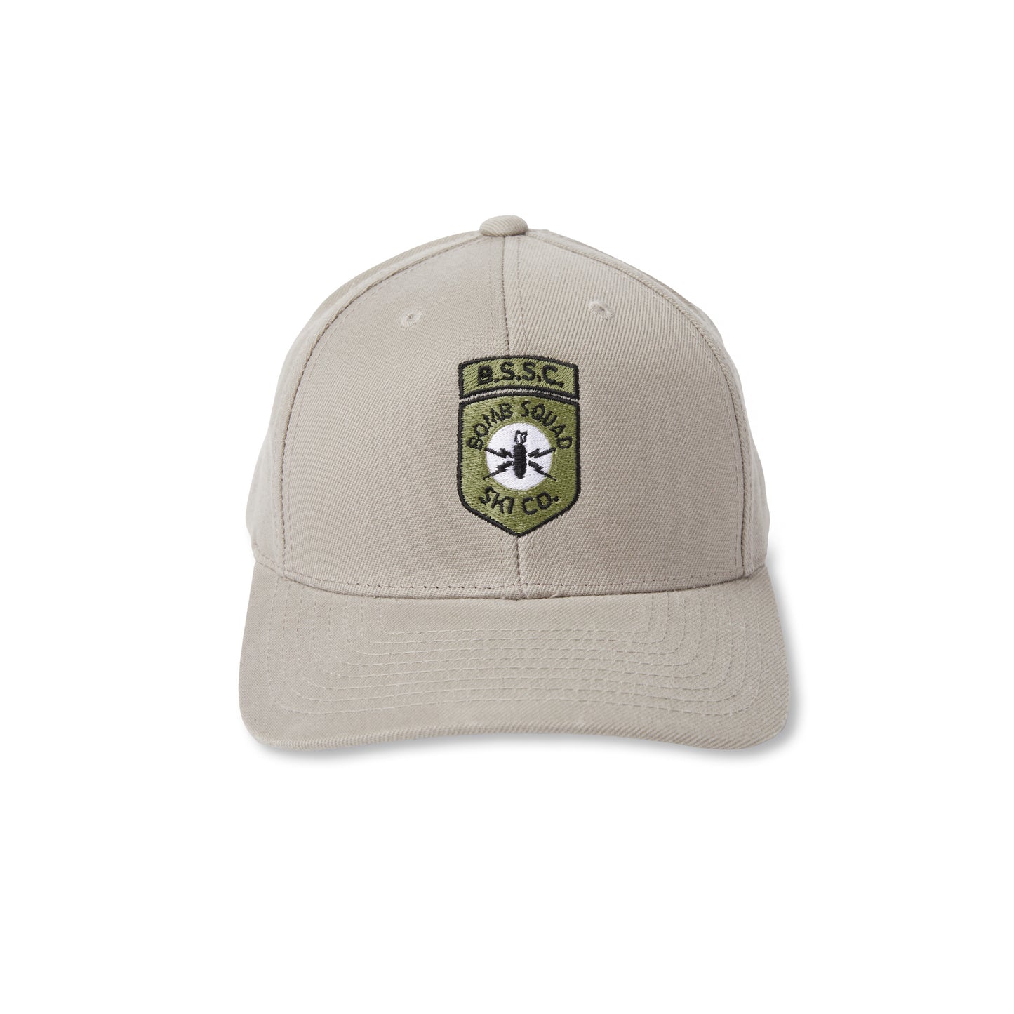 6-Panel Snapback Baseball Cap | Light Gray