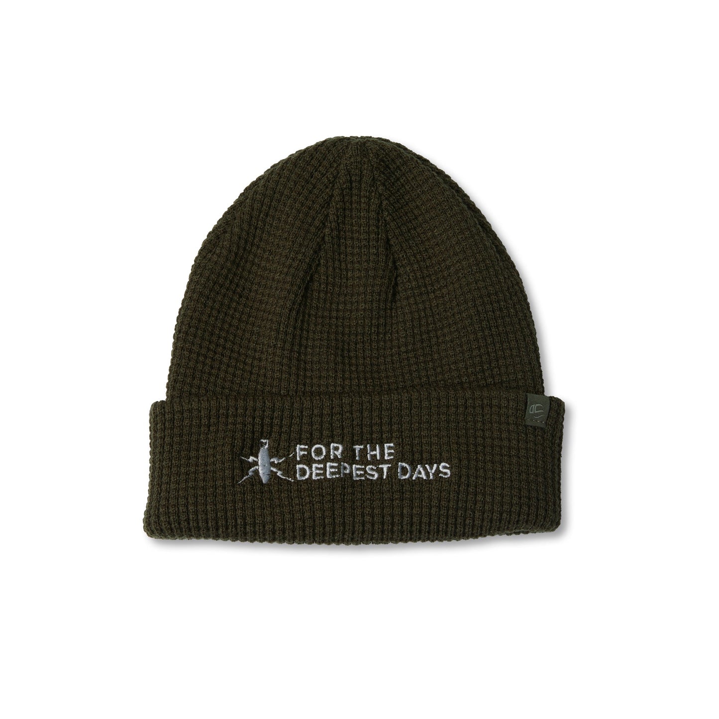 Waffle Knit Beanie | Army