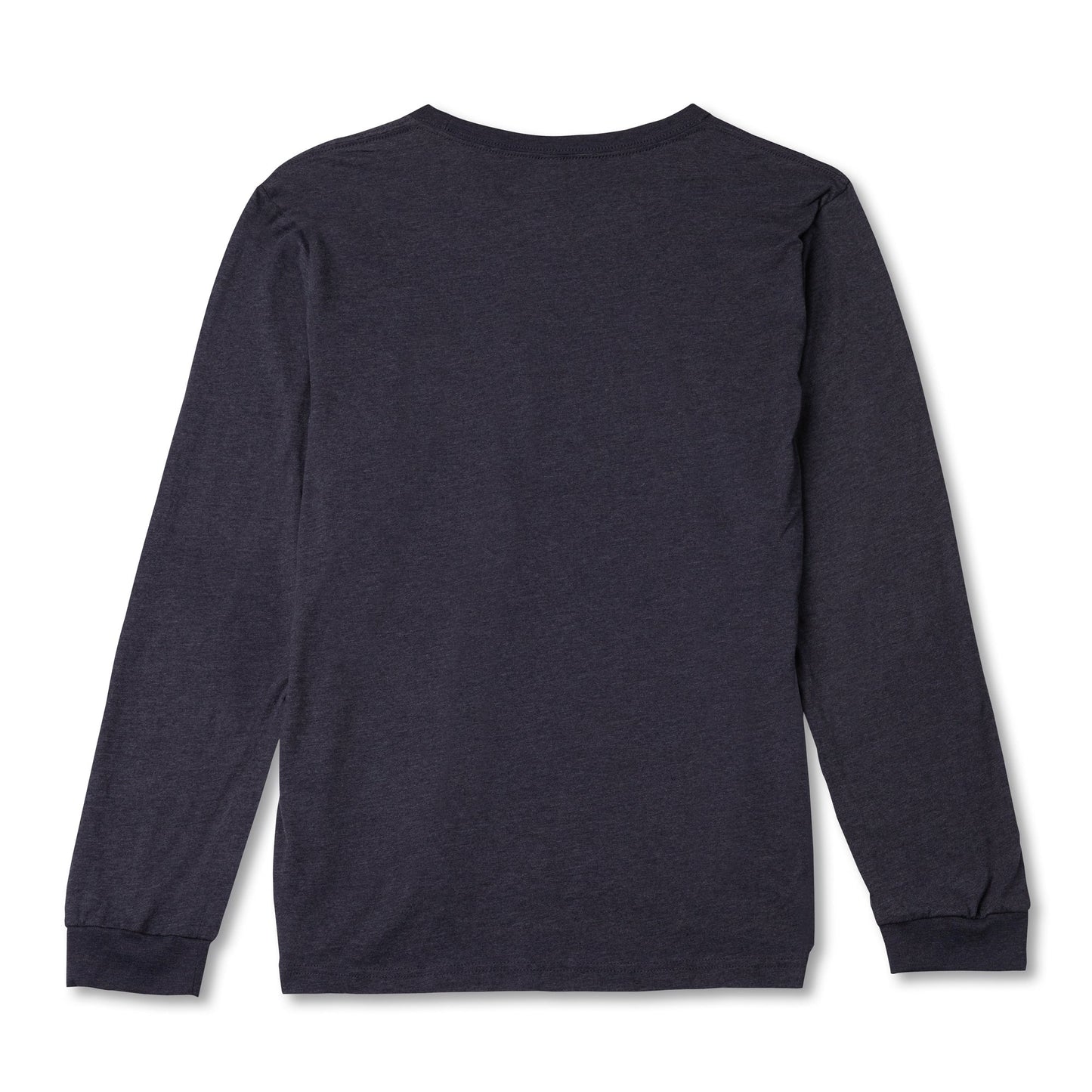 Long Sleeve Logo T-Shirt | Heather Midnight Navy