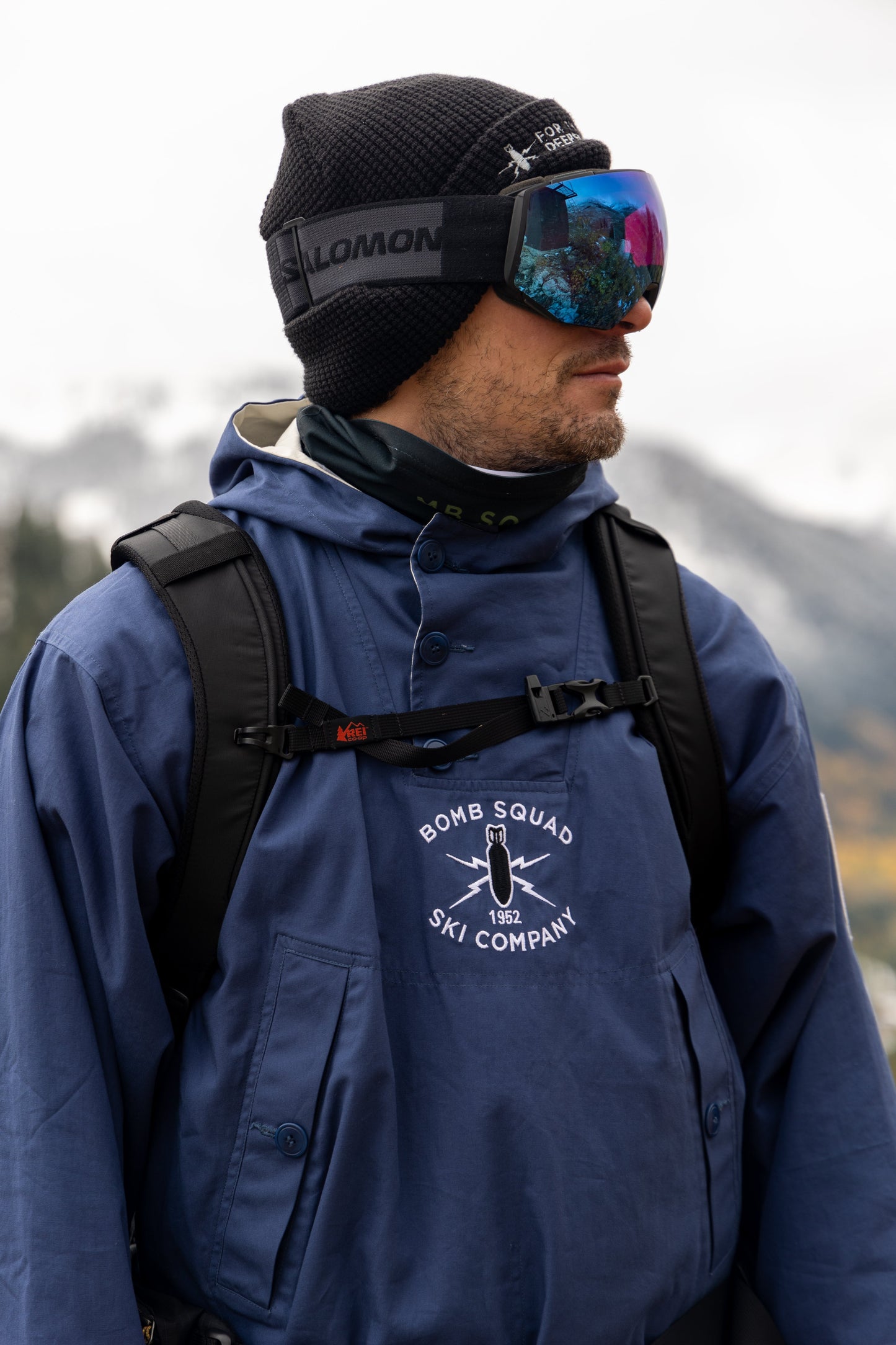 The Morgan Anorak | Reversible Navy / Snow White