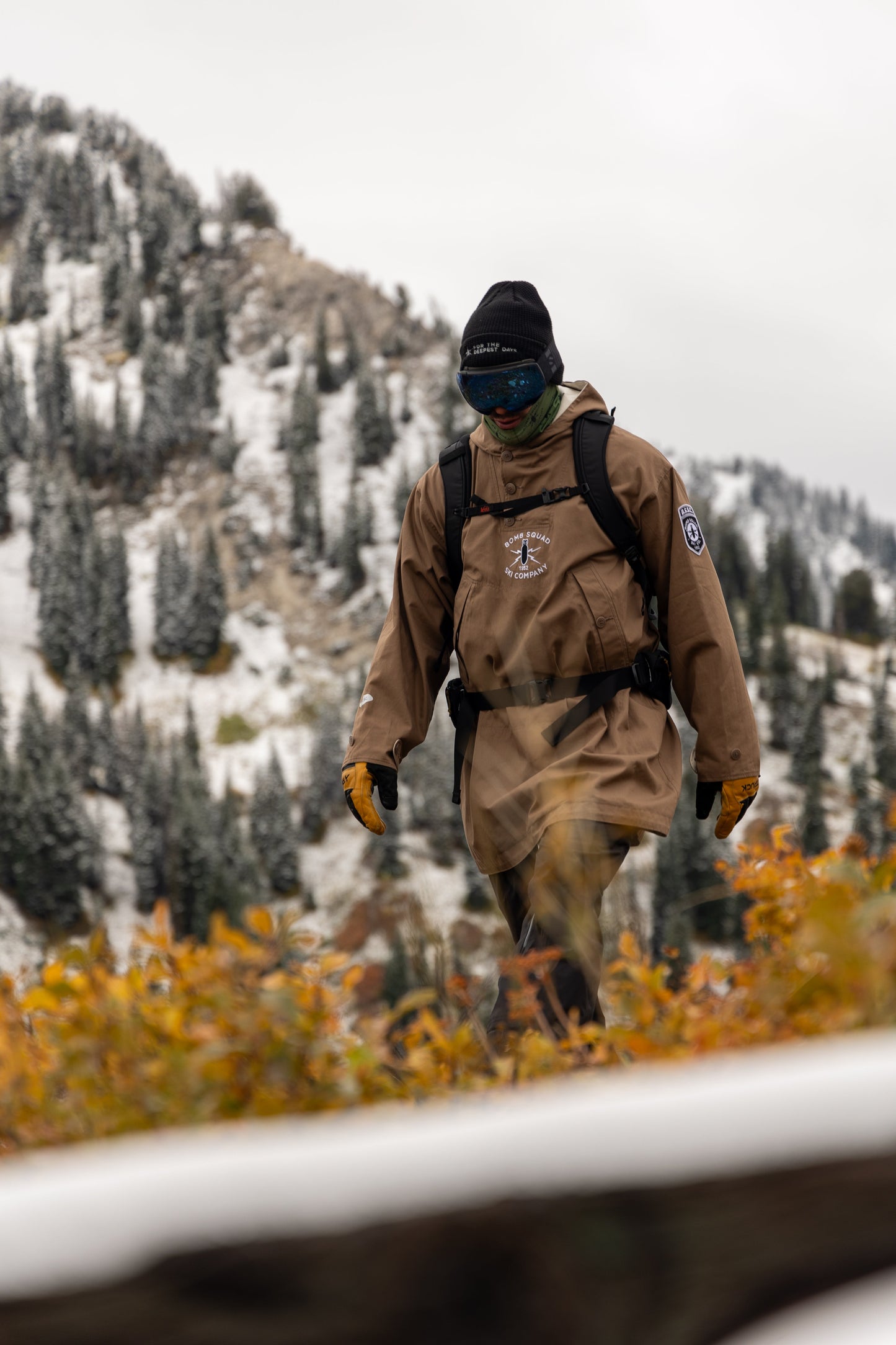 The Morgan Anorak - Brown Front