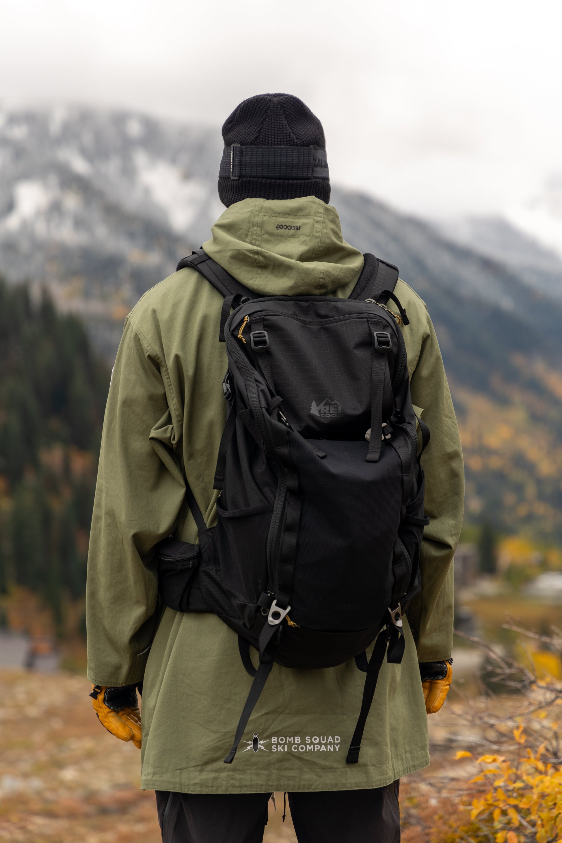 Morgan Anorak Bomb Squad Ski Olivine Snow White